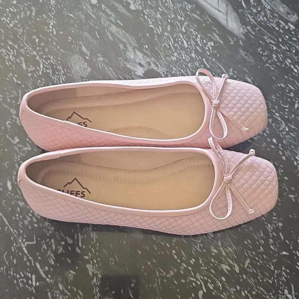 BRAND NEW CLIFFS BY WHITE MOUNTAIN WOMEN'S QUILTED BALLET FLAT R3